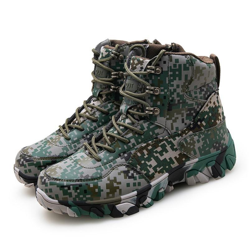 Men Hiking Shoes Tourist Trekking Sneakers Mountain Boots Climbing Fashion Outdoor Work Ankle Boot High Quality Casual Sports