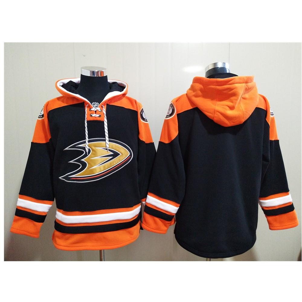 Осенне-зимняя вышитая спортивная толстовка с капюшоном «Утки» XXXL