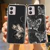 Etui Do Motorola Moto E13 Miękki Przezroczysty TPU Silikonowy Uroczy Kreskówkowy Panda Tylna Pokrywa Do Moto E13 motoE13 Futerały Etui Odporne Na Wstrząsy