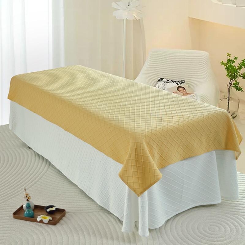1PC Beauty Salon Bed Sheets with Face Hole Skin-friendly Spa Massage Table Covers Face Towels Set Salon Barbershop Decoration
