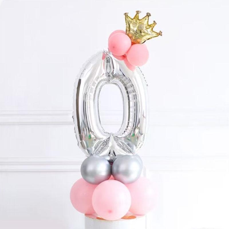 Złote Balony z Cyframi na Urodziny i Imprezy