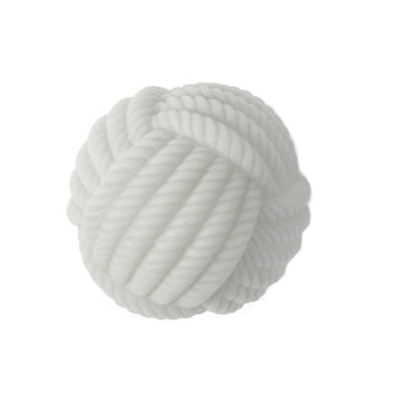 

Squeaky Dog Toy Rubber Textured Barbell Bone Ball Dog Chew Toy Teeth Cleaning Toy for Aggressive Chewers Interactive Fetch Play
