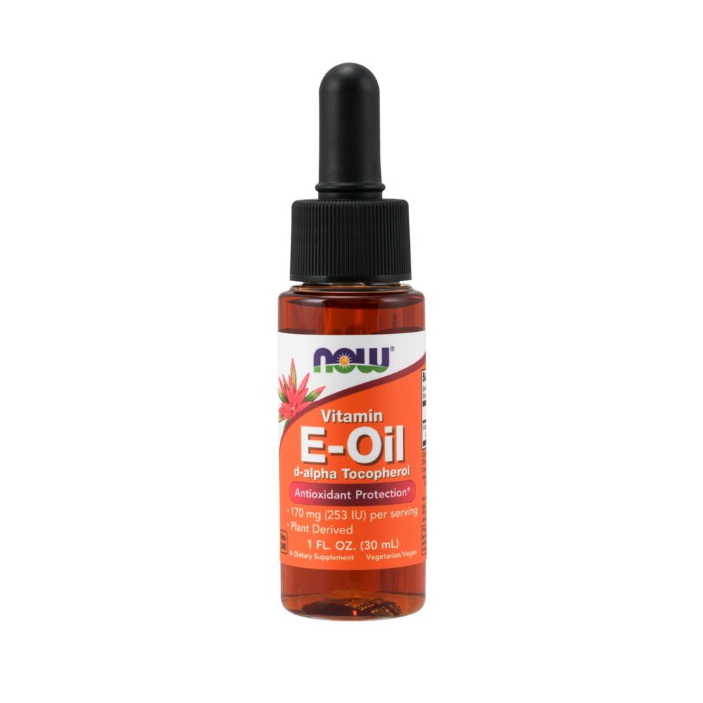 Now Foods Natural E-Oil with D-Alpha Tocopherol 23,000 IU Gluten-Free Vegan 1 Pcs