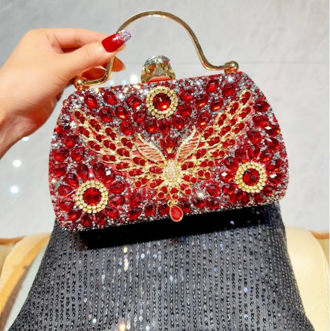 Kristall Handtasche Voller Diamanten Modische Bankett Tasche Abendessen Tasche Einzel-Schulter Umhängetasche