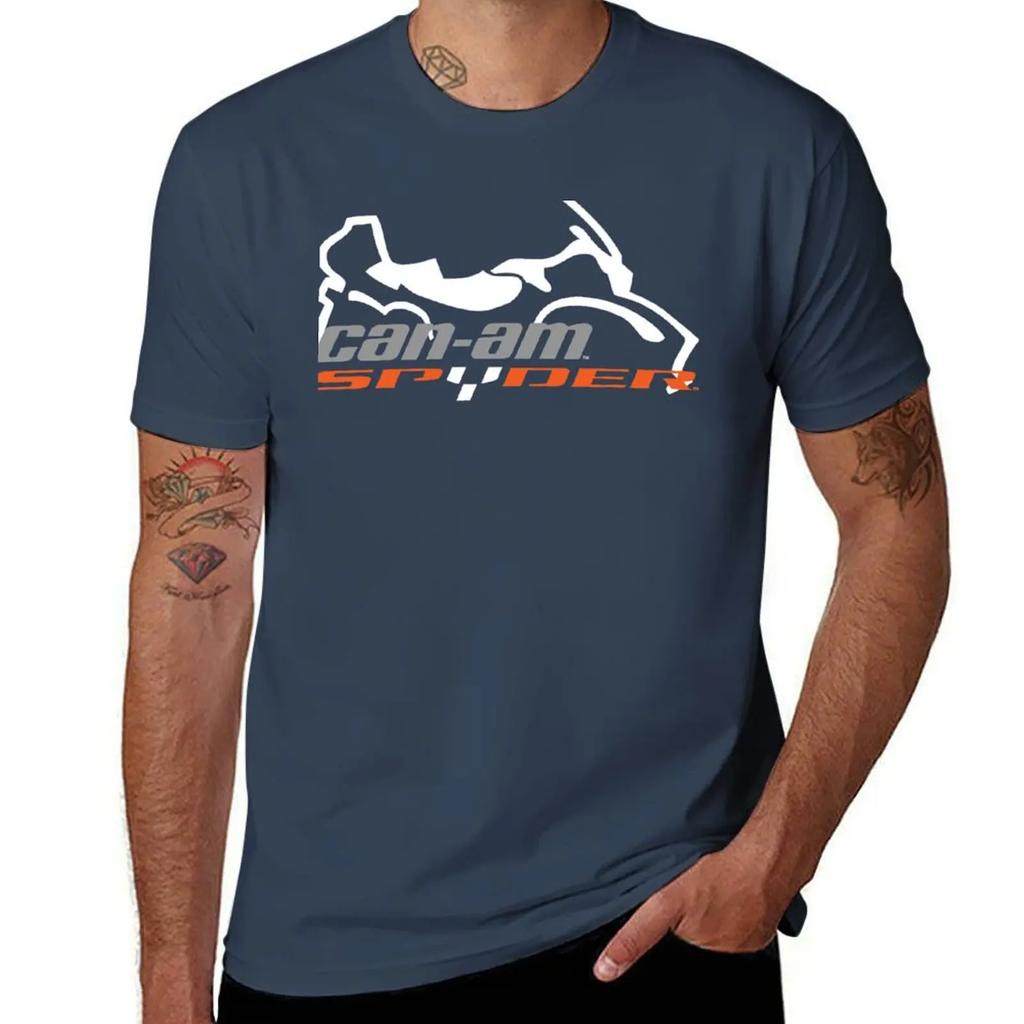 CAN AM SPYDER SILHOUETTE LOGO T-Shirt Cotton Graphic Tees Boys Whites Shirts Men