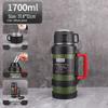 Large Capacity Outdoor Thermos 316 Stainless Steel Portable Warm Kettle for Car or Student Use