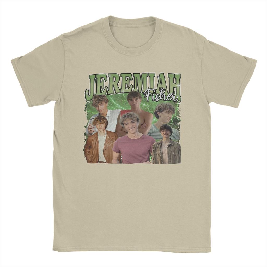 Jeremiah Fisher T-Shirts Men The Summer I Turned Pretty 100% Cotton Tee Shirt Round Neck Short Sleeve T Shirts Printed Clothing