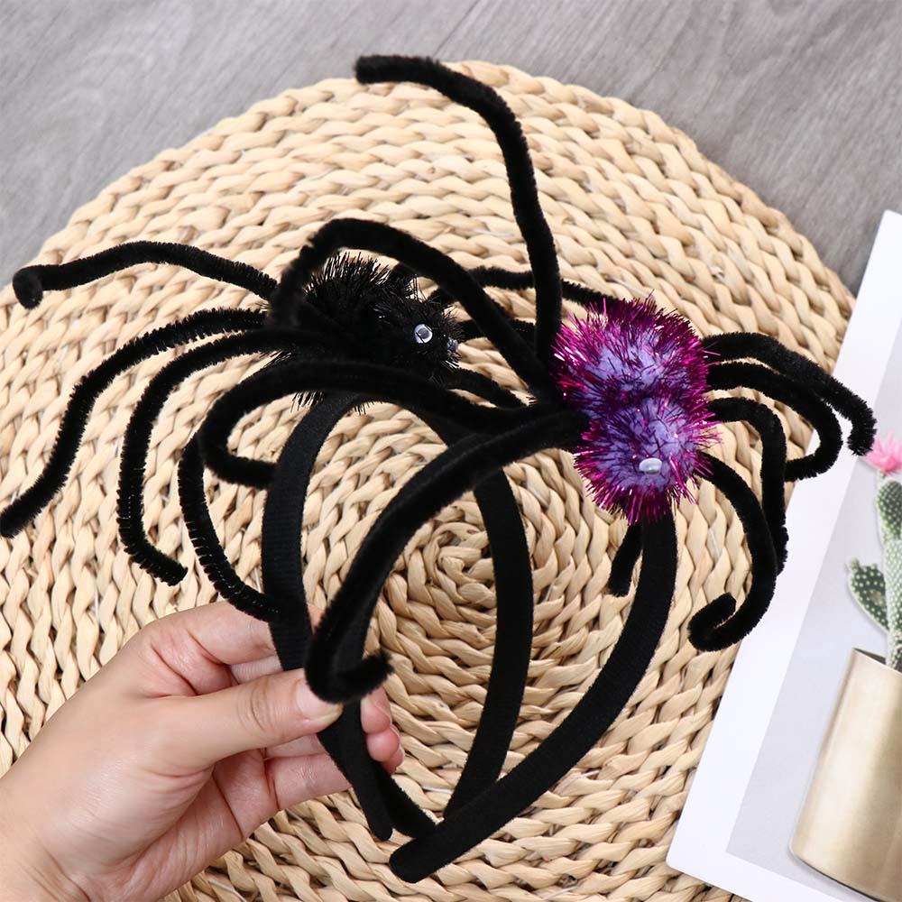 Aranha de pernas longas, arco de cabelo feminino, faixa de cabeça de Halloween, presente de aranha de Halloween