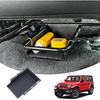 JKCOVER Front Under Seat Storage Organizer Tray Compatible With Jeep Wrangler JL/JLU 2018- 2024 2025 And Jeep Gladiator JT Truck - 2024 2025 Hidden