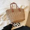 Advanced Hand-woven Straw Bag, Shoulder Bag, Handbag, Summer Leisure Style, Large Capacity, Holiday Travel