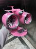 3D Printed Desktop Fan with Stepless Control and Brushless Motor, Aviation-Inspired Design, Gift