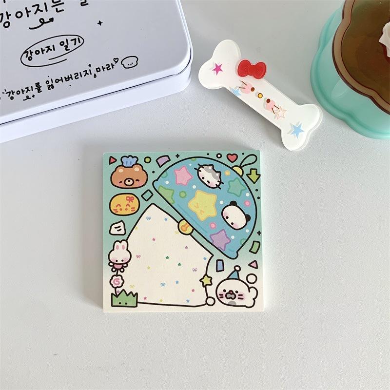 50sheet Cute Cat Memo Pad Amercian Style Lovely Kitten Sticky Note 8*8cm Kawaii Stationery Scrapbook Decorative Paper Student