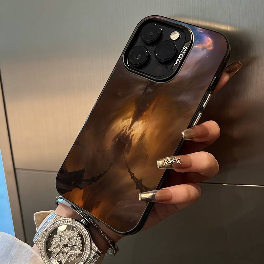 W-O-W-World- of -Warcraft Pouzdro na telefon Pro IPhone17 16 11 12 13 14 15 16 Pro Max Plus Kryt Barevné Stříbrné Funda Nárazník