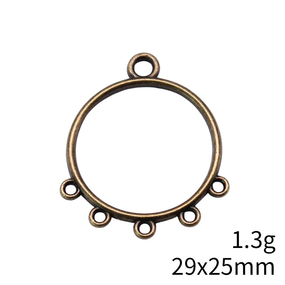 Graduation Accessories Women Round Multi-Hole Earring Connector Accessories Parts Clearance Sale Items Accessories For Girls