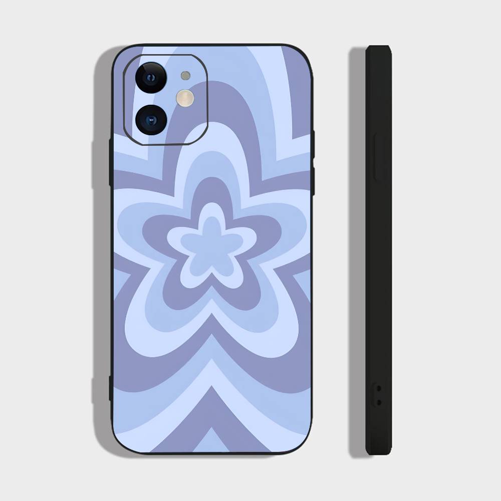 Bunte Herz-Handyhülle für iPhone 15, 16, 14 Plus, 13, 12, 11, 17 Pro Max, 17 Air, Schwarz, weich