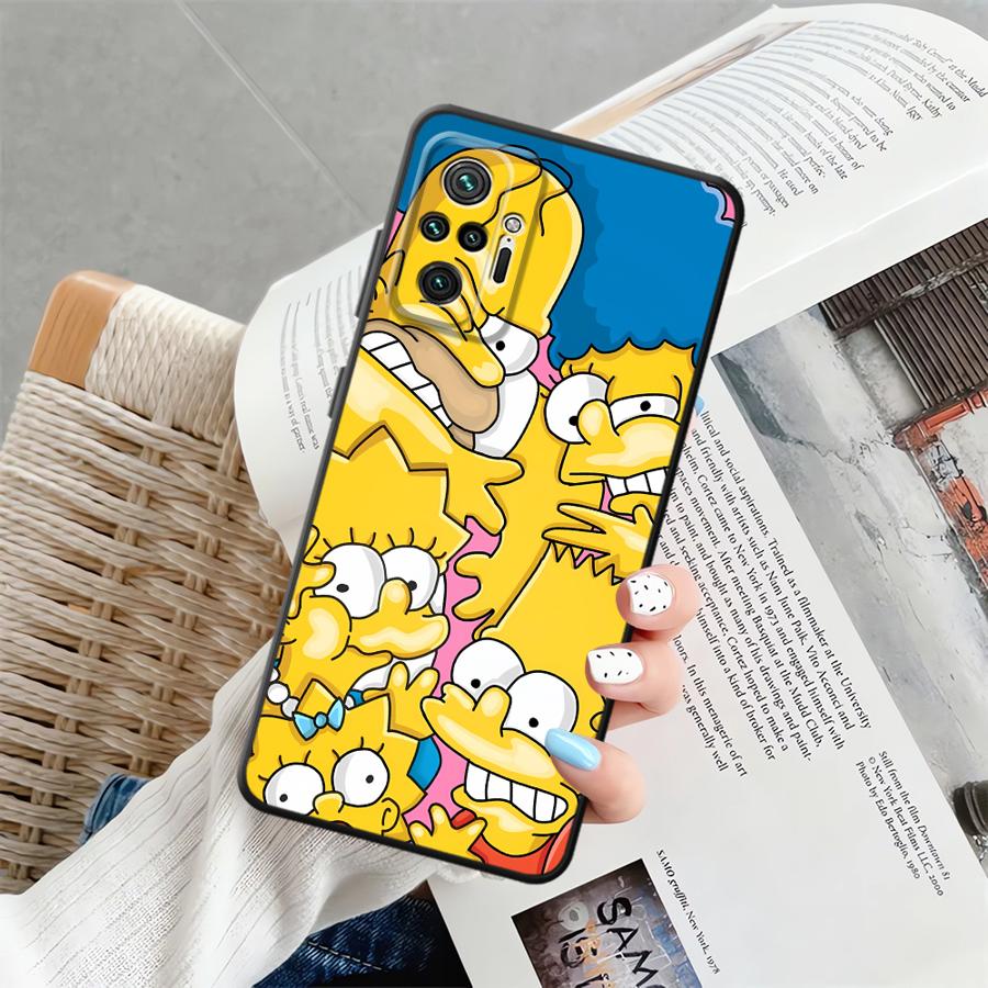 Case for Xiaomi Redmi Note 11S 10 9 8 Pro 10S 9s 12S 11 13 12 Pro Plus Funda Phone Cover The S-simpsons Cartoon