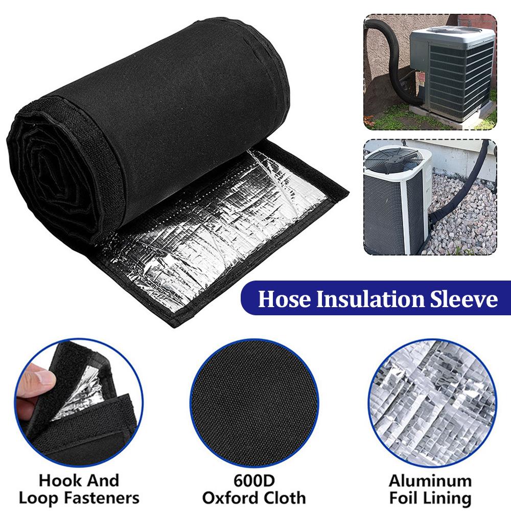 Air Conditioners Insulated Hose Cover Wrap AC Duct Insulation Wrap HVAC Copper Pipe Insulation Cover Protector for Outside