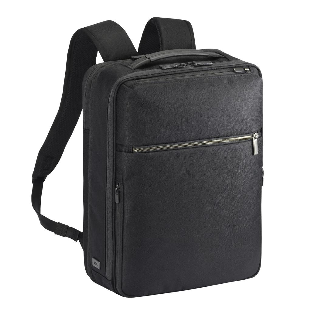 Ace Gene Gadgetable SF Business Backpack, Fits A4 Size, 14-inch PC, 15L Expandable Capacity, Two-Compartment Design, No. 68784