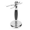 Shaving Brush Stand Extra Wide Openings Double Sided Shaving Holder for Men with Metal Base
