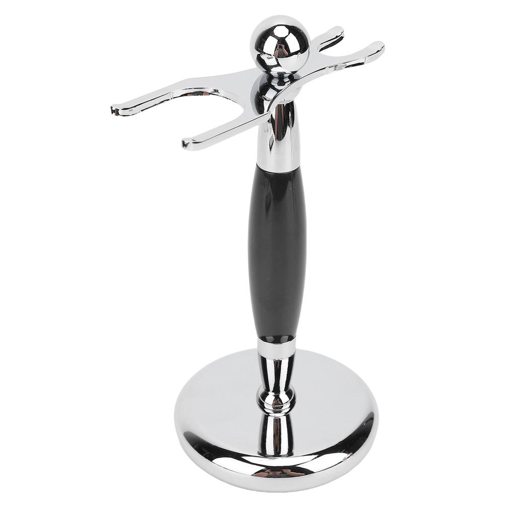 Shaving Brush Stand Extra Wide Openings Double Sided Shaving Holder for Men with Metal Base