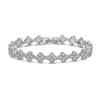 RAKOL Colorful Clover Zircon Bracelet Fashion Charm Gorgeous Charm Exquisite Cute Sweet Shining Crystal Jewelry Gift