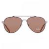 Shinola Braune Piloten-Sonnenbrille Unisex Sh2101s 071 56 Multi