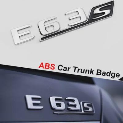 3D ABS černá chromovaná nálepka na zadní kufr auta nálepka s logem emblému E63S pro E63S W212 W213 Písmena Příslušenství