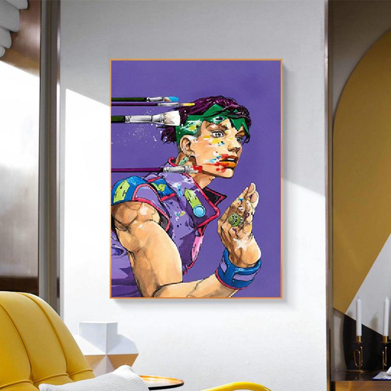 Japanese Animation Jojo Japanese Anime Family Hd Picture Print Poster Canvas Living Room Decoration Canvas Painting