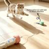 Electric Automatic Cat Toy ABS Interactive Cat Toy Fun Cat Teaser Wand  For Kitten