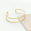 Trendy Exaggeration Hollowed-out Multiple Layers Cross Personalized Arm Ring Adjustable Opening Bangles for Women Ewellery Gifts