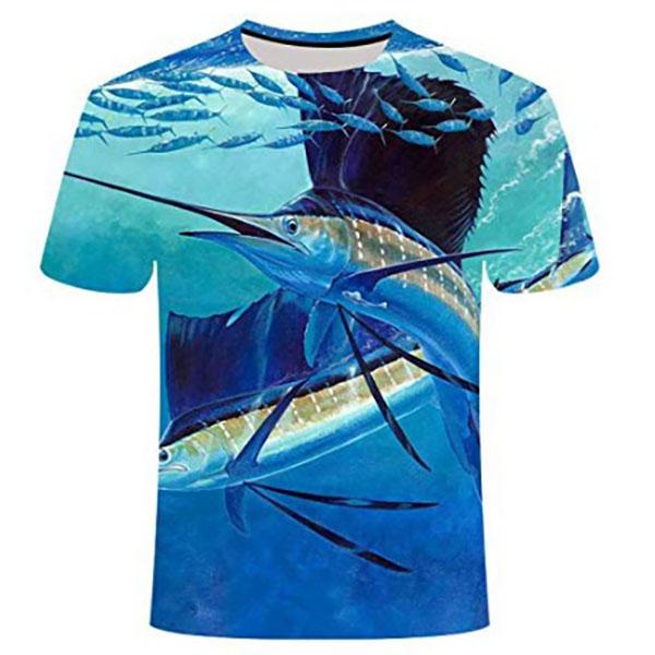 Men's T-Shirts Anime 3D Printing Round Collar Loose Mesh T-Shirt for Men Summer Tee Short Sleeve Plus Size Tops