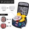 Dinosaur Dino Fun Lunch Bag Insulated Lunch Box Reusable Lunchbox Waterproof Portable Lunch Tote for Men Boys
