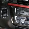 For BMW 3 4 Series GT F30 F32 F34 2013-2018 Car CD Panel Trim Center Console Cover Carbon Fiber Sticker