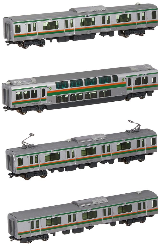 KATO N Gauge E233 Series 3000 Tokaido Line A Set Model Train Line/Ueno-Tokyo Add-on 4-Car 10-1268