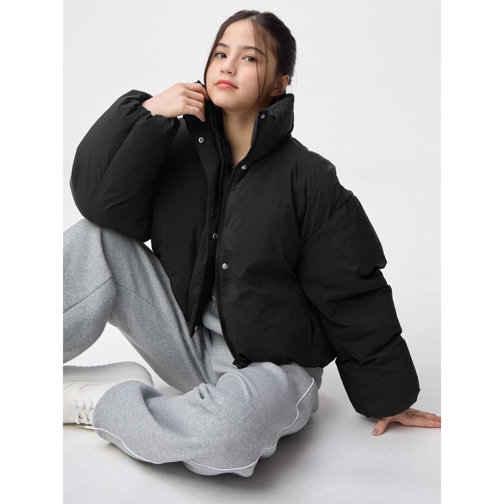 GU by Uniqlo Girls Warm Padded Cropped Blouson Jr