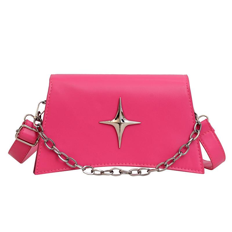 Trendy Minimalist Shoulder Bag Stylish Crossbody Handbag For Women In Black And White Colors