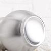 Srebrna 500ml Stal Nierdzewna Kształt Gourd Podróżna Butelka na Wodę Z Praktycznym Skórzanym Paskiem do Noszenia Piwo Likier