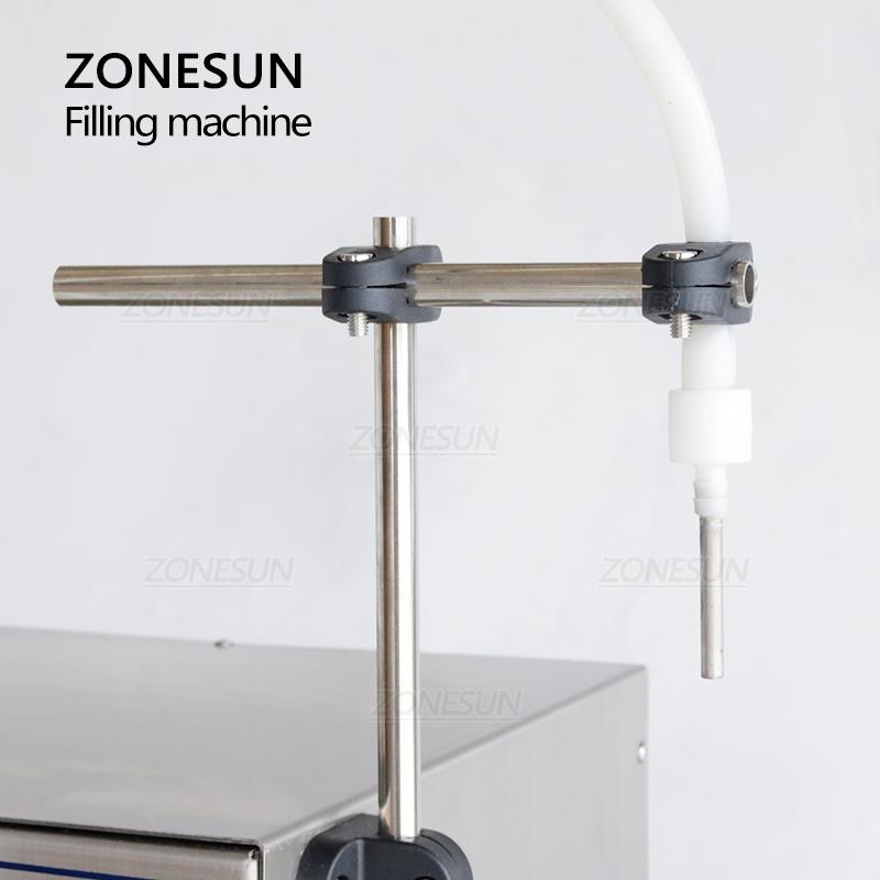 ZONESUN Liquid Filling Machine ZS-YG1 Single Head Magnetic Pump Water Beverage Juice Perfume Bottle Filler Supply 5-3000ml