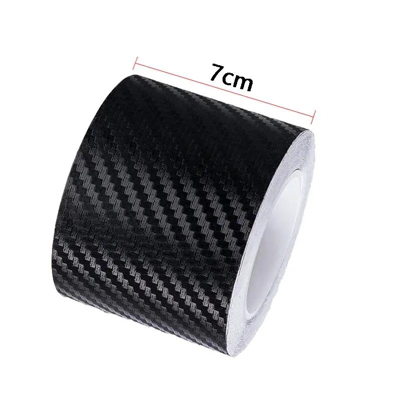 3D Car Nano Carbon Fiber Sticker - Anti-Scratch and Waterproof Protect Your Car Protection Film  Auto Door Sill Side Stickers