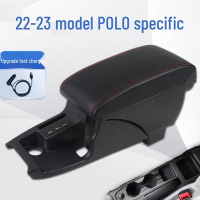 Kompatibilní s Volkswagen Polo 22/23 Originální úložný box na loketní opěrku Modifikace.