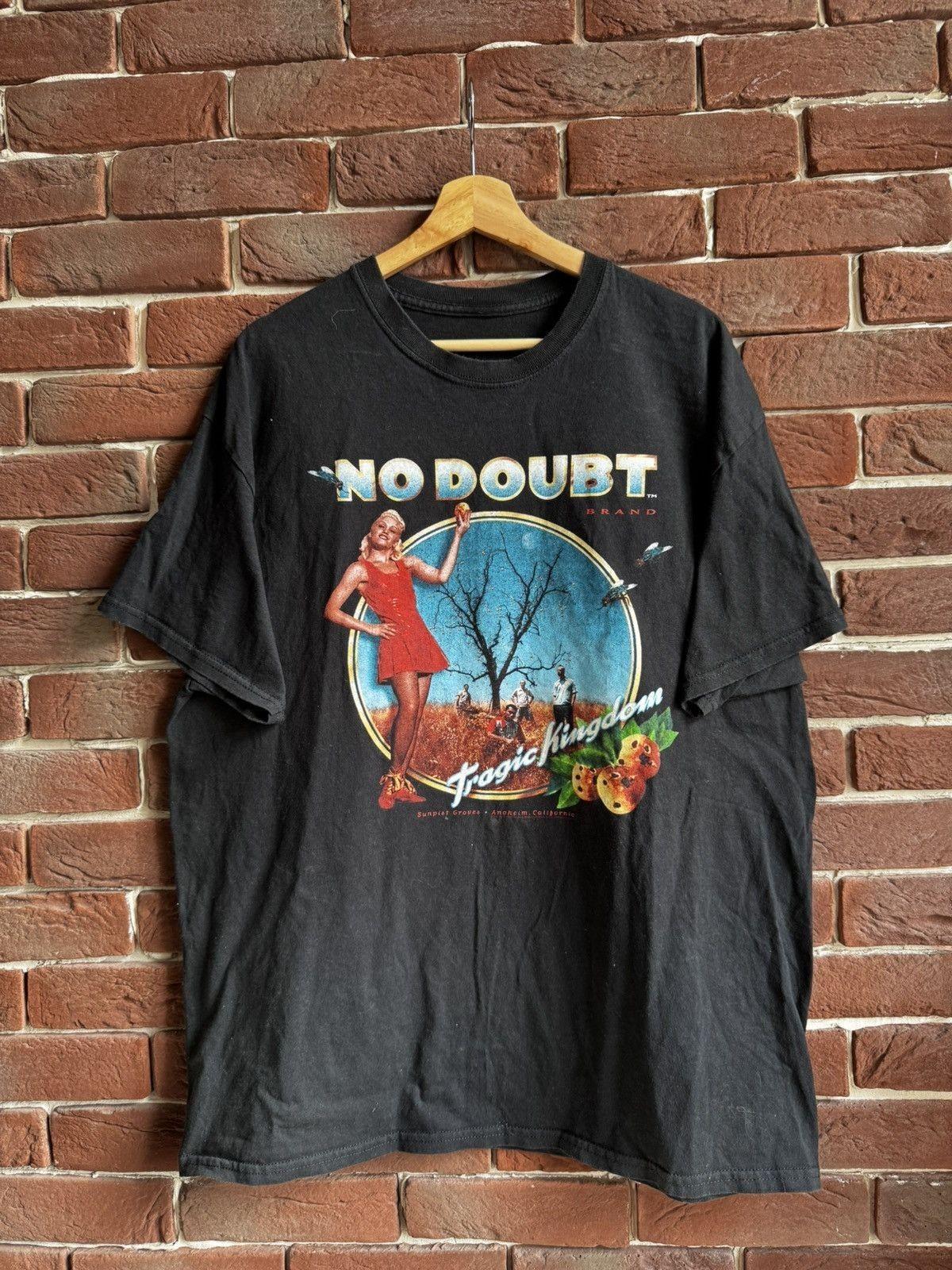Y2K No Doubt Tragic Kingdom Rock Band Tee Rare Black xl Unisex T-Shirt XL