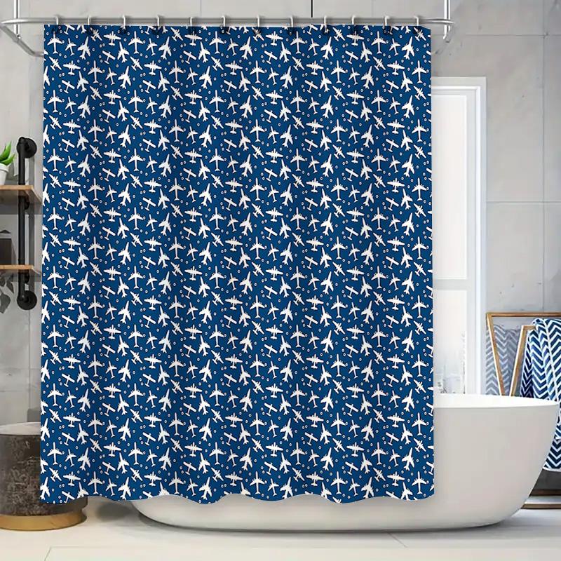 

unframed Bathroom Shower Curtain Sets Waterproof Farmhouse Rustic Floral Pattern Decor Home 90x180cm