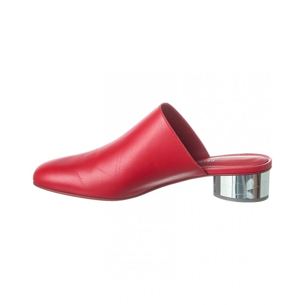 Salvatore Ferragamo Ferragamo Floy Leather Pump Red