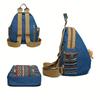 Retro Women's Backpack with Ethnic Style Casual Backpack Suitable for Shopping, Traveling, and Comes with Small Accessories. [Accessories Are Random]