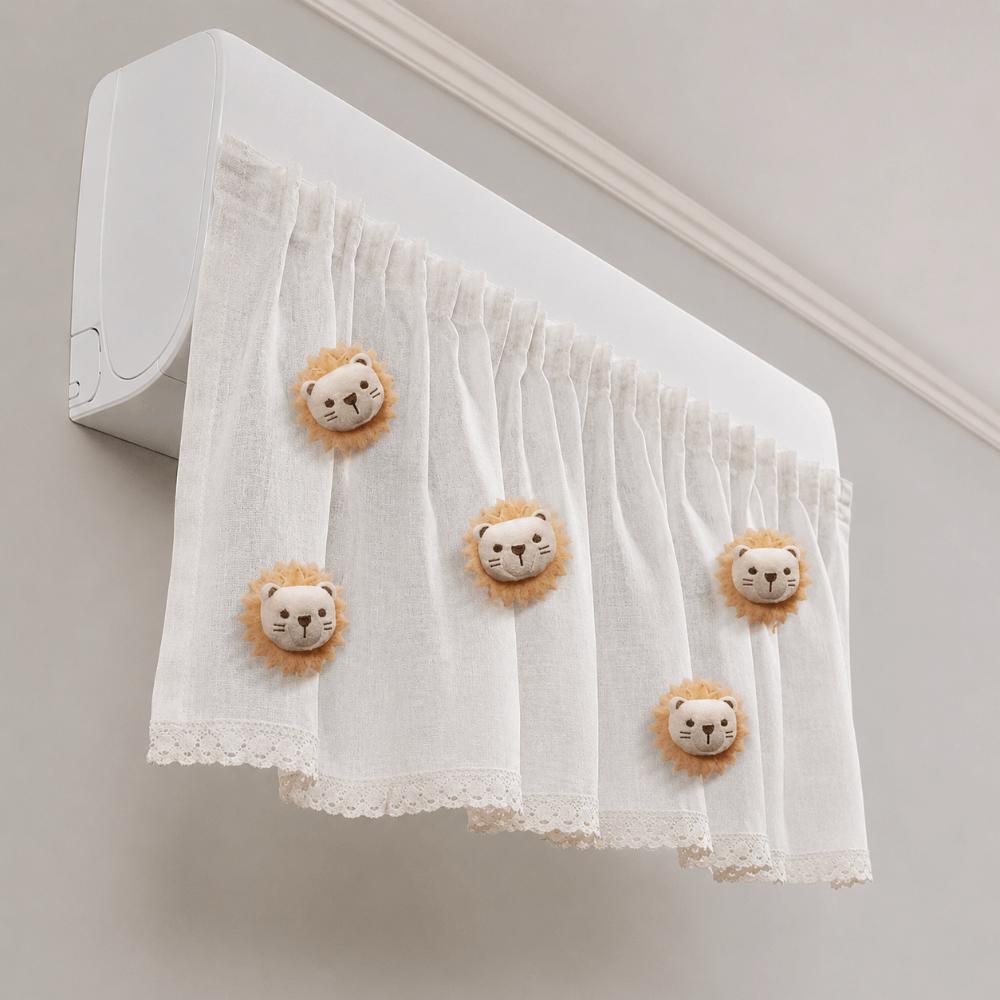 Hanging Design Wind Shield Curtain Anti-direct Wind Dustproof Cover AC Curtain  Postpartum Recovery