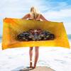Spider Large Beach Towels,Soft Absorbent Oversized Sheet Quick Dry Sand Free Lightweight Oversized Large Microfiber Beach Towel