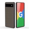 Google Pixel 6A Ultra-Thin Carbon Fiber Kevlar Pattern Protective Leather Case.