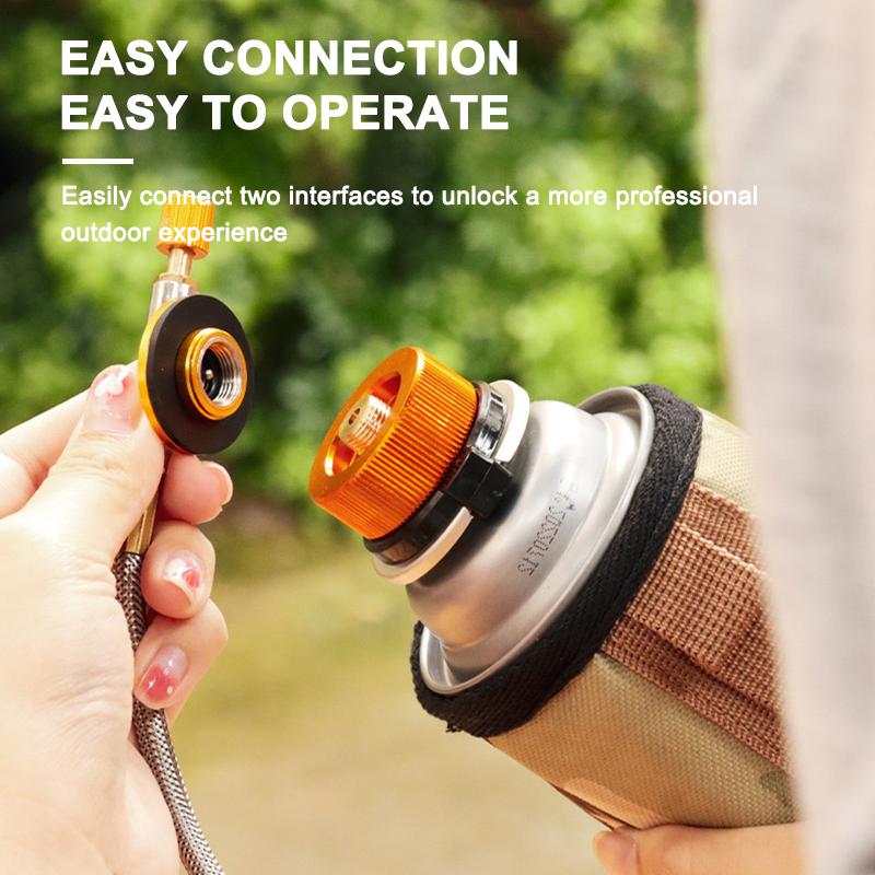 Outdoor Camping Portable Picnic Stove Gas Stove Stainless Steel Oven Mini Gas Stove Converter Stove Head