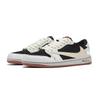 Travis Scott x Jordan Air Jordan 1 Travis Scott X AJ1 Low Cow Leather Abrasion Resistant Abrasion Resistant Low top DZ4137-700(Team1282-)