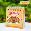 2025 Cute Cartoon Small Desk Calendar Creative Office Desktop Calendar Dual Daily Mini Memo Calendar Learning Planner